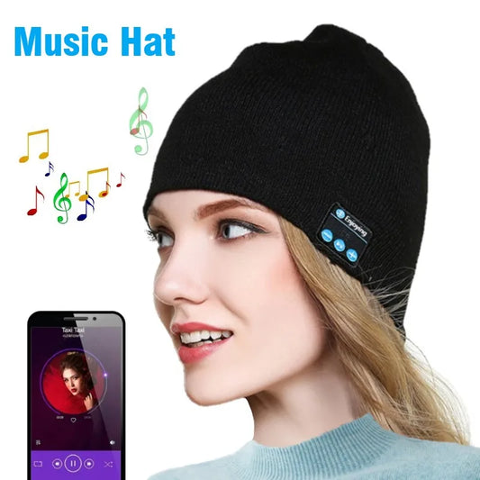 Bluetooth Beanie Hat with Headphones - Wireless Music Winter Beanie | SonicKnit